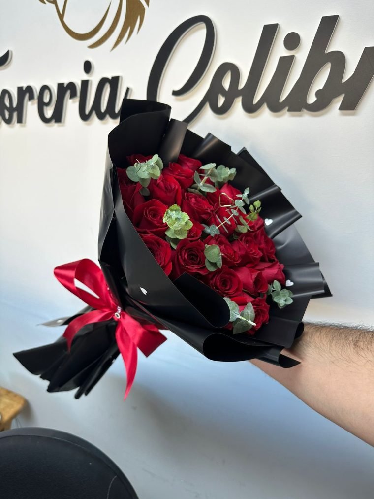 Ramo de 18 rosas rojas